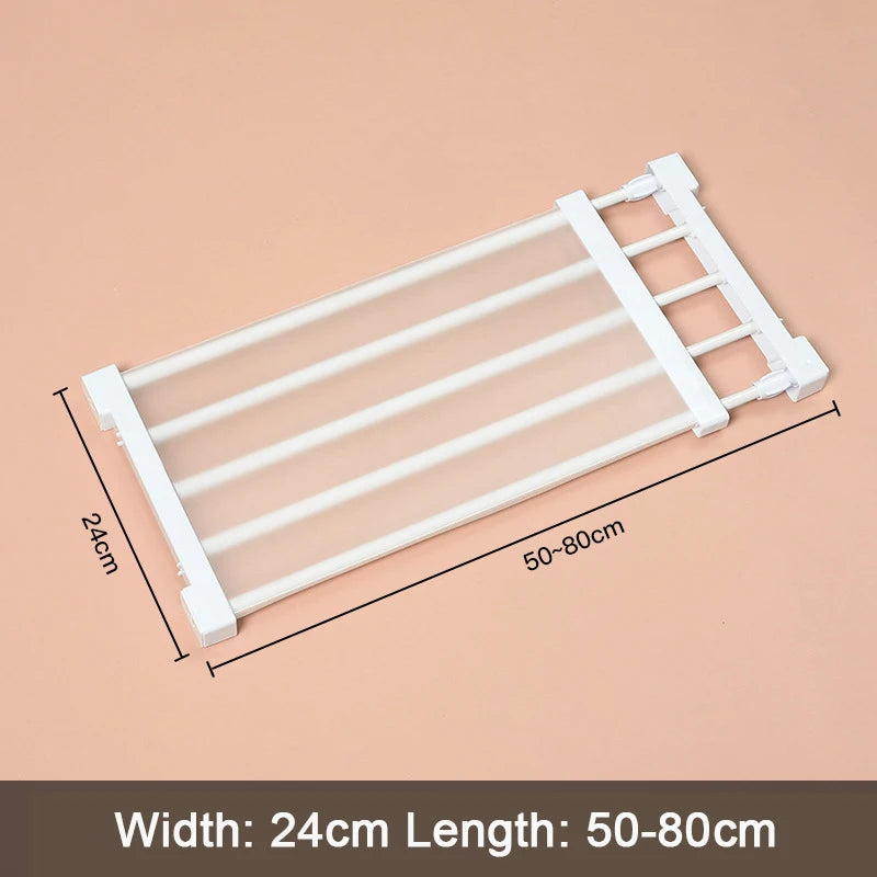 Adjustable Wall-Mounted Storage Rack