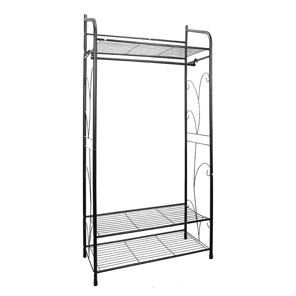Heavy Duty Clothes Rack with Shelves
