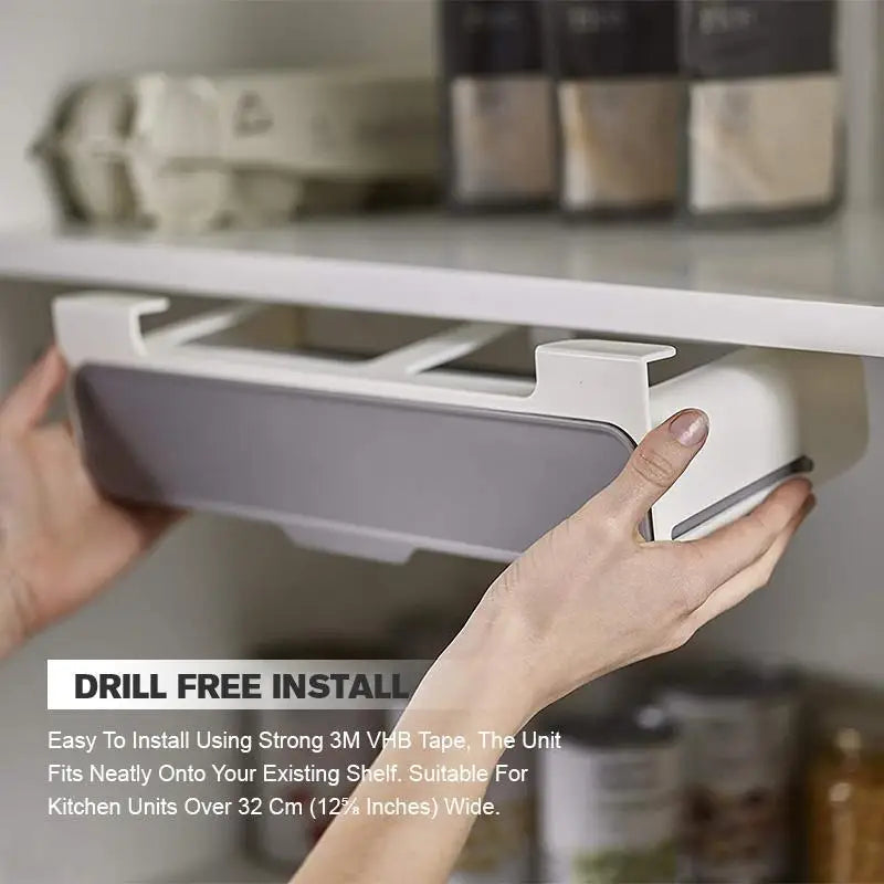 Wall-Mounted Spice Storage Rack