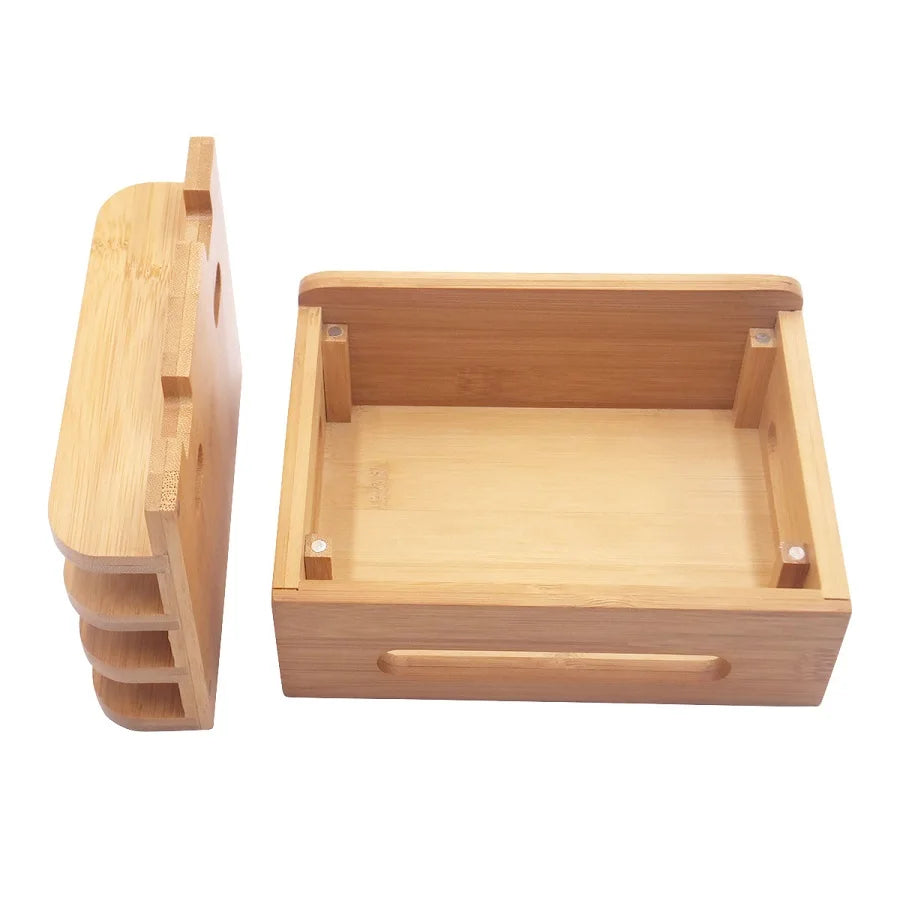 Bamboo Phone & Charging Stand