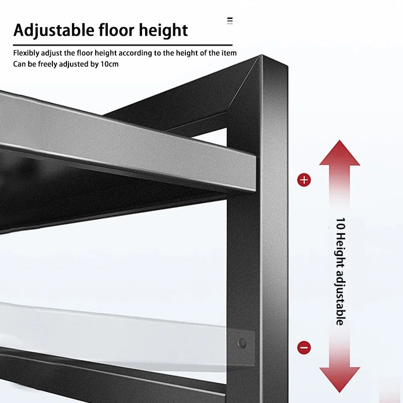 Retractable Multi-Layer Kitchen Shelf