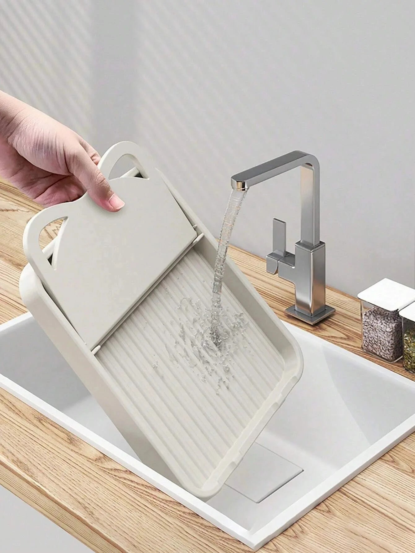 Wall-Mounted Pot Lid Rack