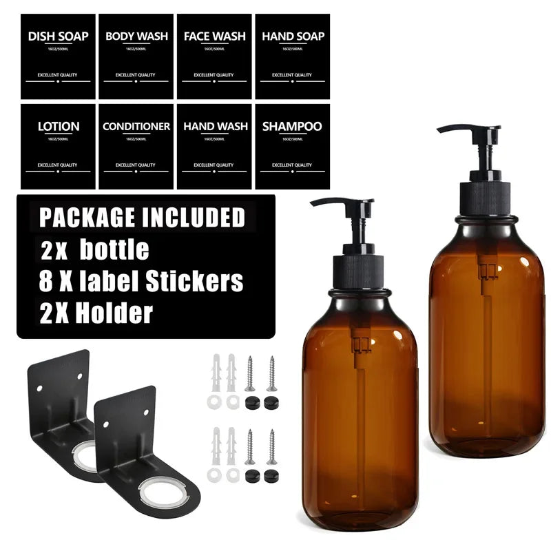 500ml Soap Bottle Set