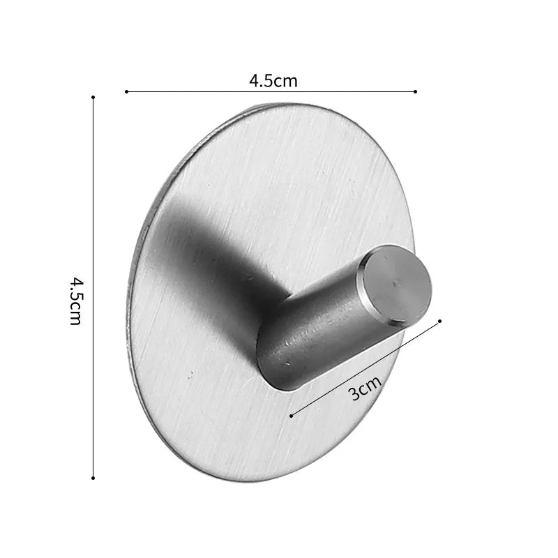 Stainless Steel Adhesive Wall Hook