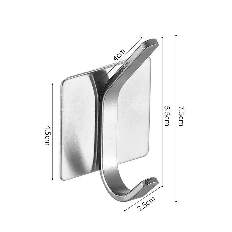 Stainless Steel Adhesive Wall Hook