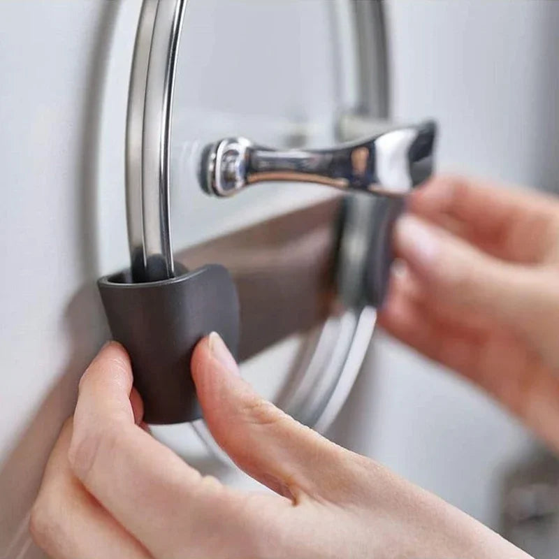 Wall-Mounted Pot Lid Holder