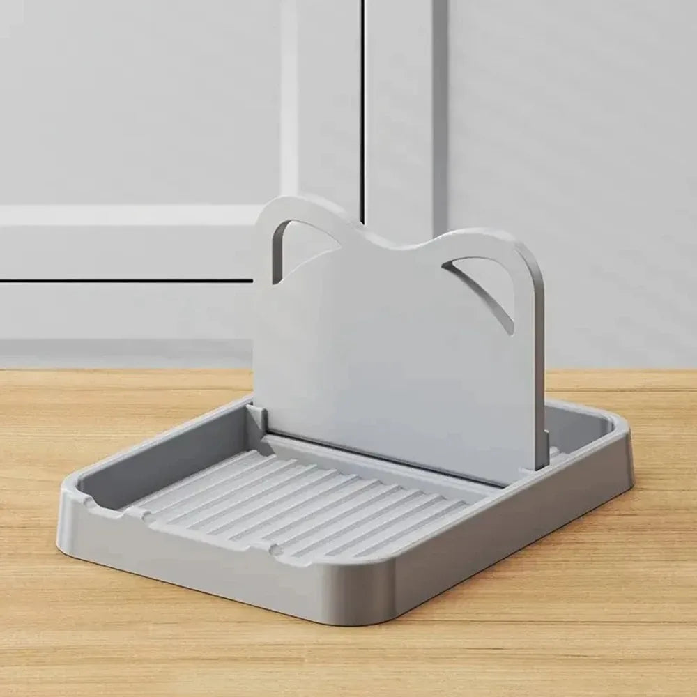 Wall-Mounted Pot Lid Rack