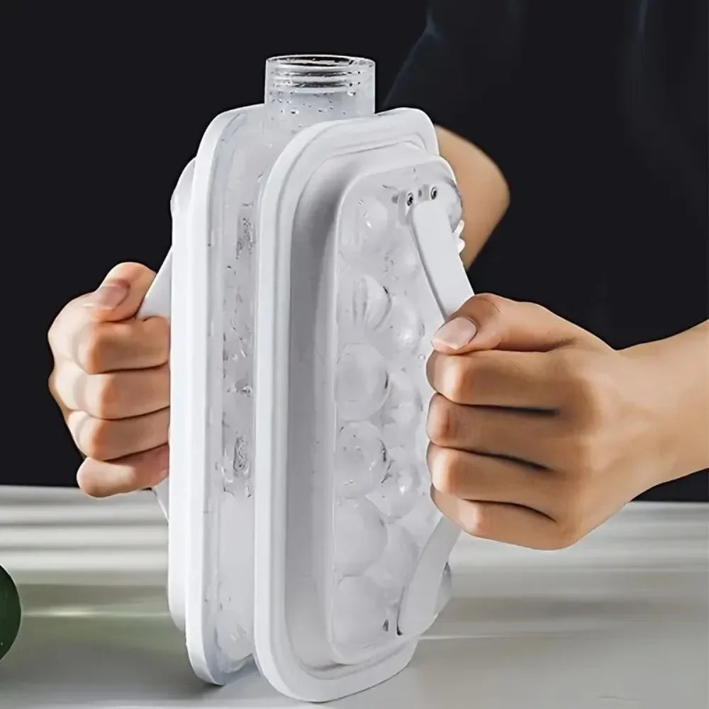 2-in-1 Folding Ice Maker Bottle