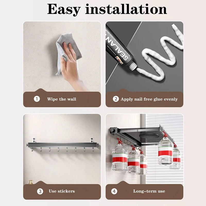 Collapsible Towel Holder Rack