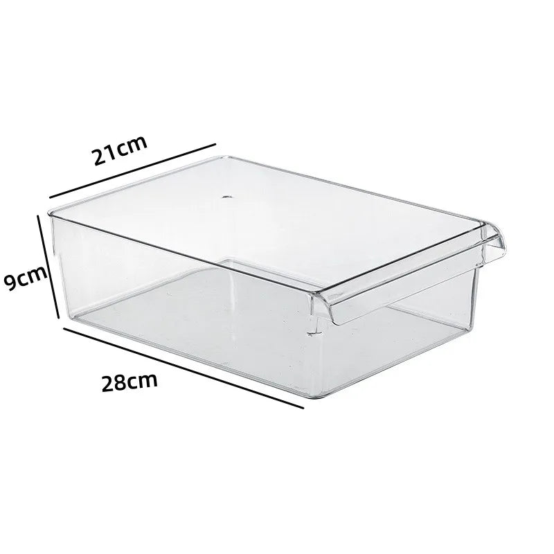 Clear Refrigerator Organizer Bin