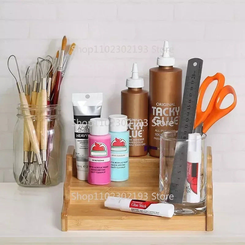 3-Tier Expandable Bamboo Organizer