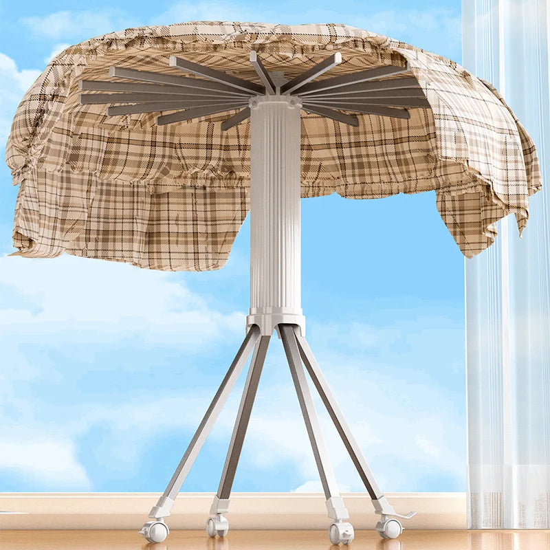 Foldable Rotary Clothes Hanger