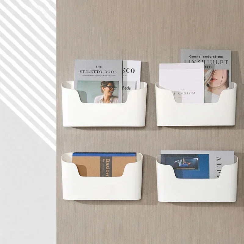 Wall-Mounted Adhesive Storage Rack