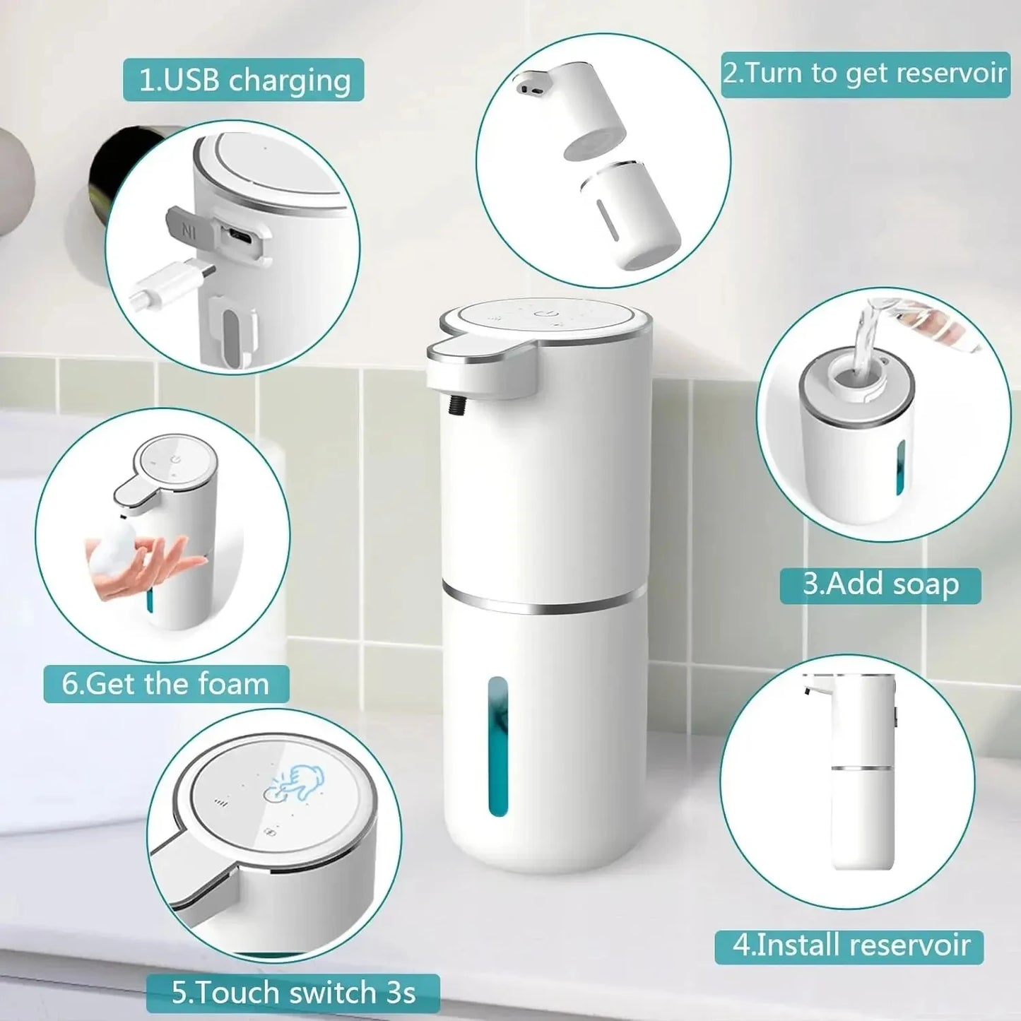 Touchless Foaming Soap Dispenser
