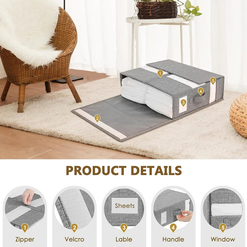 Bedding Storage Box with Handle