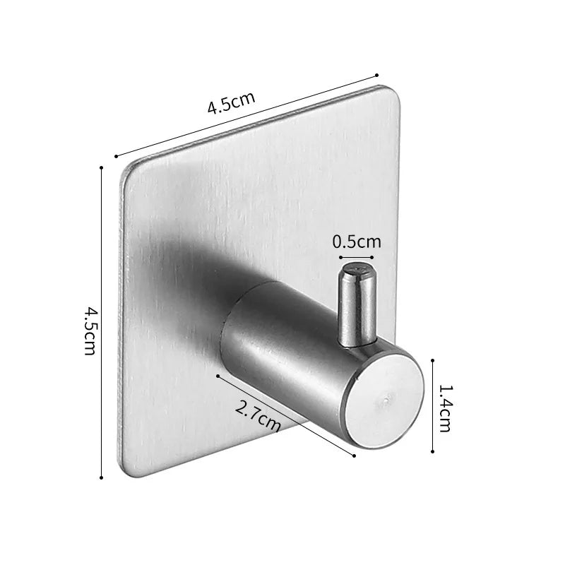 Stainless Steel Adhesive Wall Hook