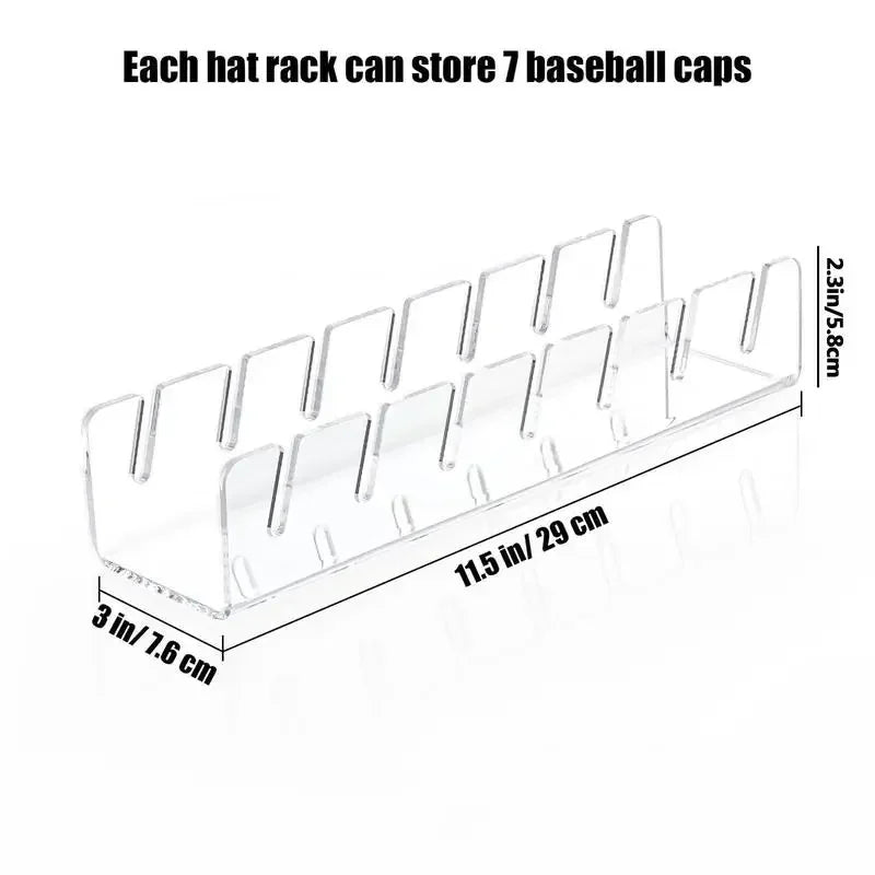 Stackable Baseball Cap Rack