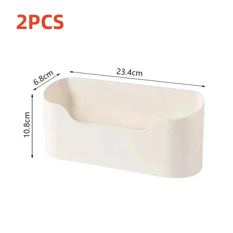 Wall-Mounted Adhesive Storage Rack