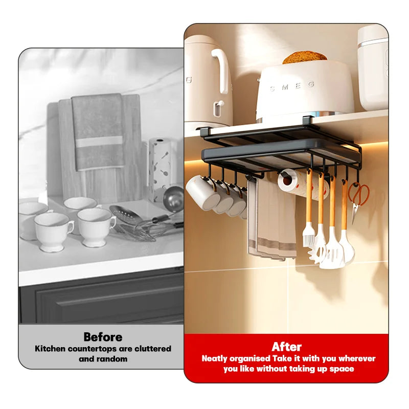 Hanging Kitchen Organizer Rack