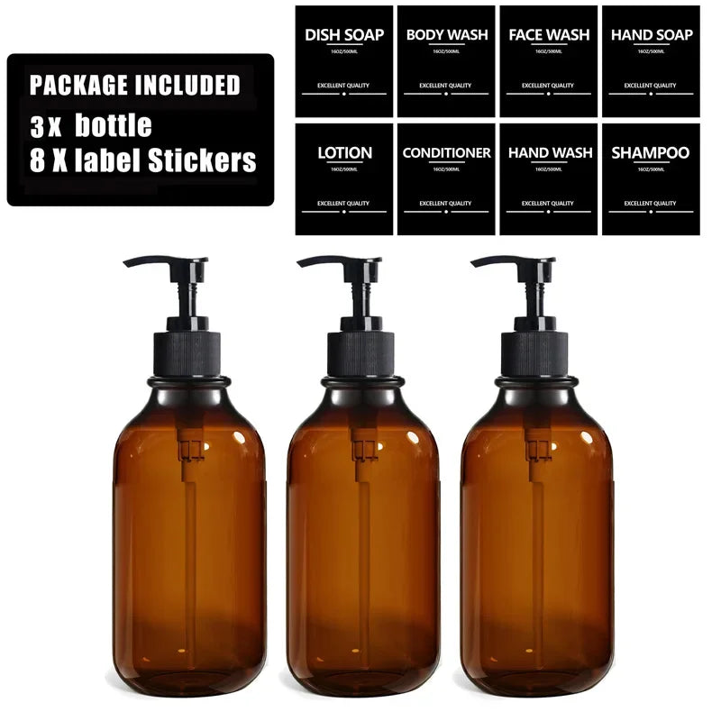 500ml Soap Bottle Set