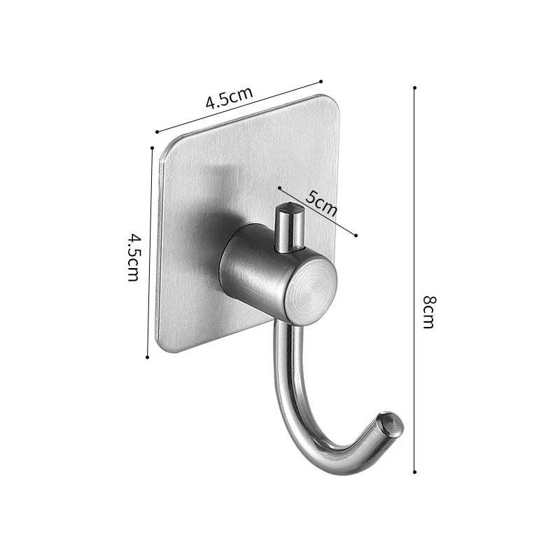 Stainless Steel Adhesive Wall Hook