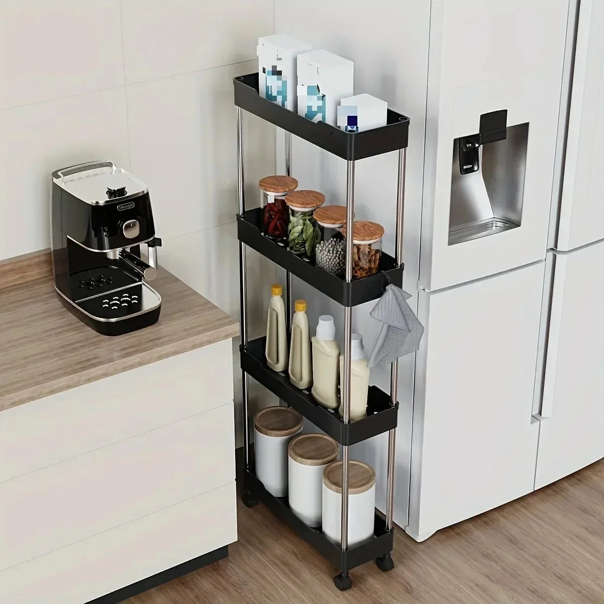 Slim Rolling Storage Cart