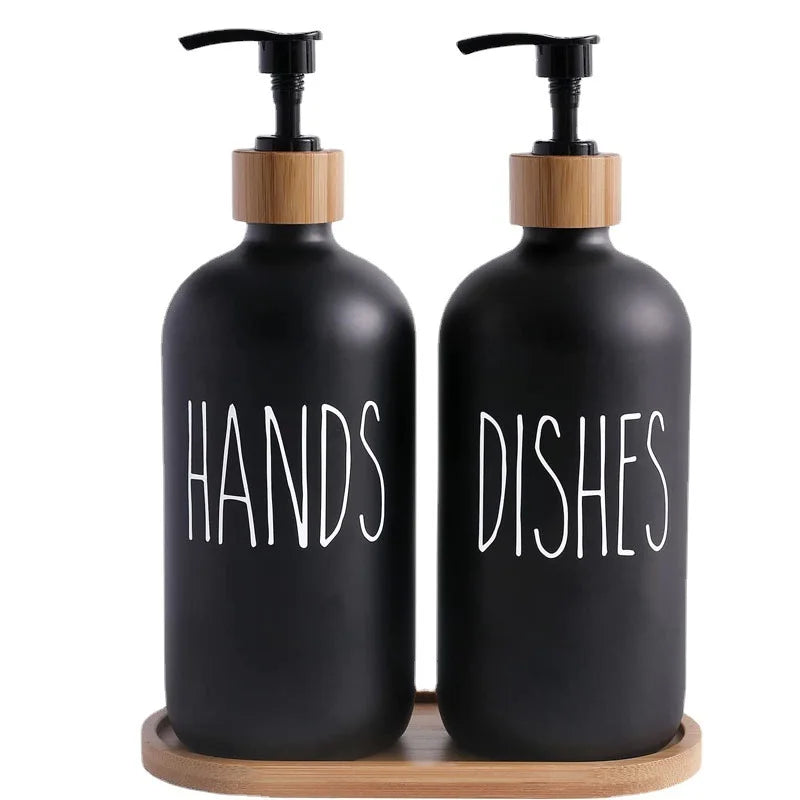 500ml Dishwashing Sink Soap Dispenser Set