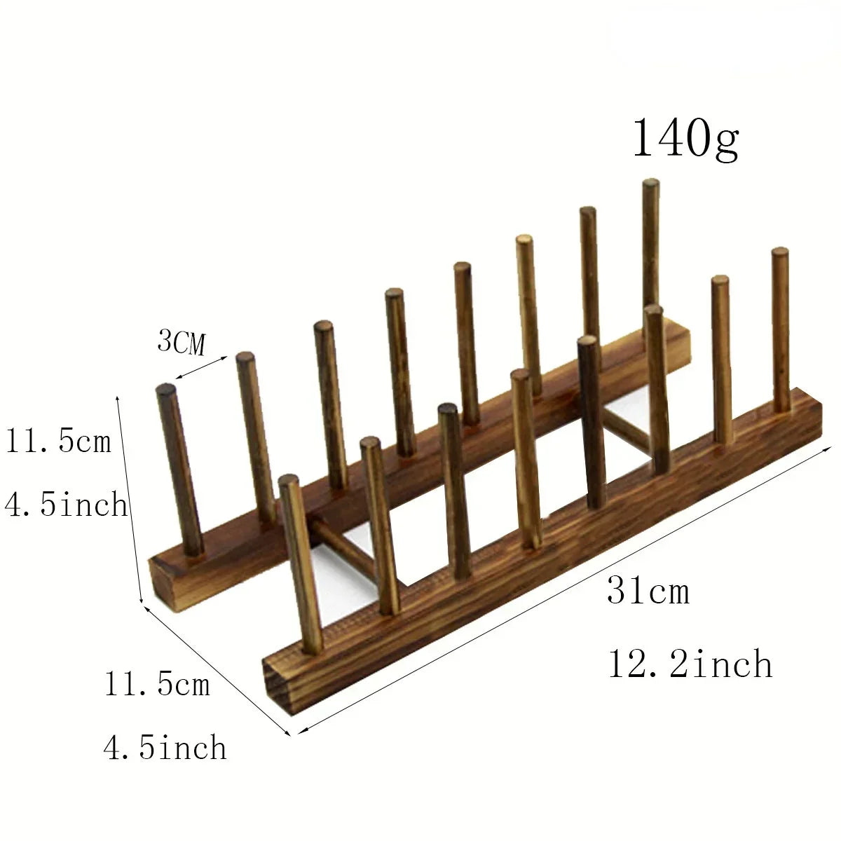 Bamboo Dish Drying Rack