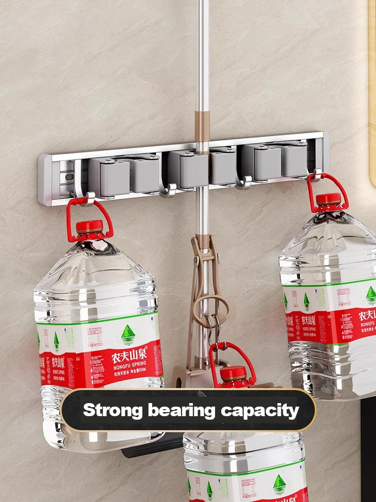 Wall-Mounted Mop & Broom Holder