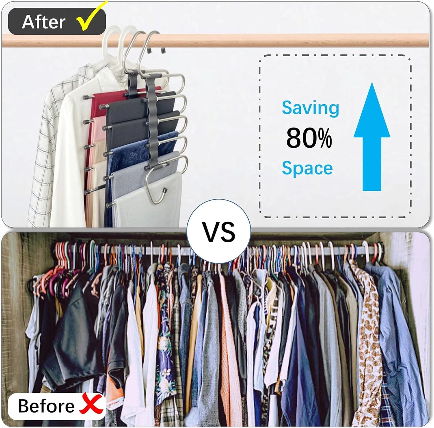 Stainless Steel Folding Pants Hanger