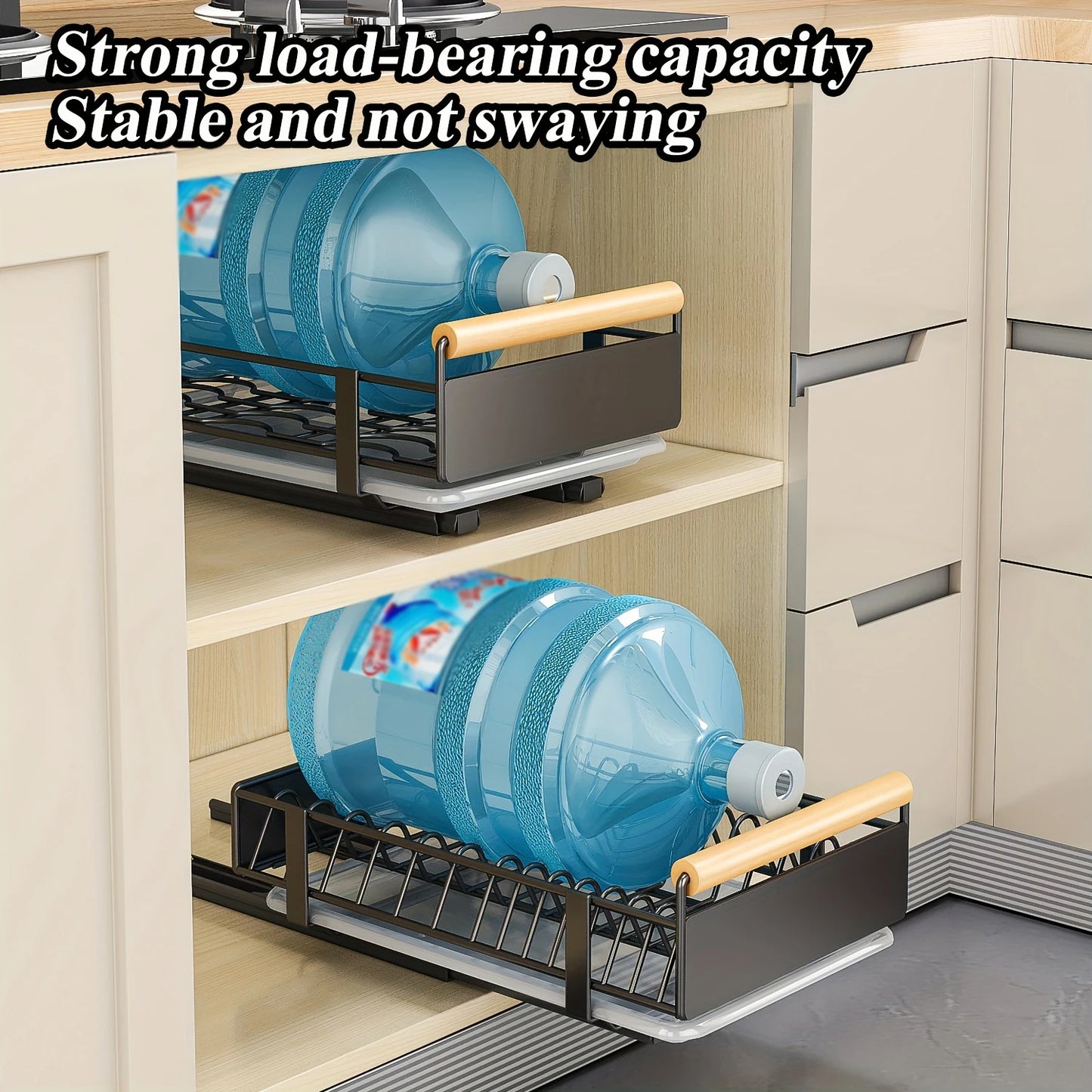 KIXOT Pull-Out Dish Rack