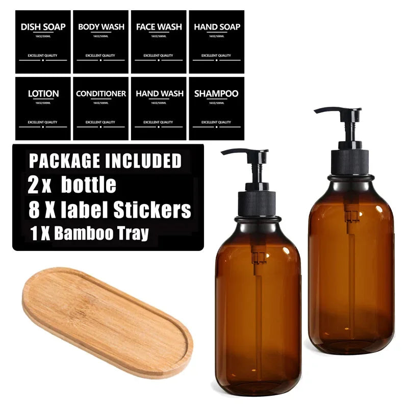 500ml Soap Bottle Set