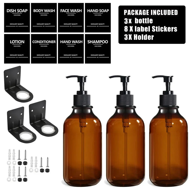 500ml Soap Bottle Set