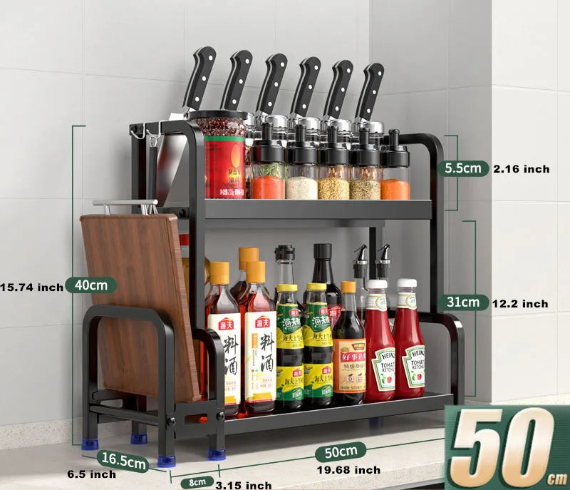 Multi-Layer Kitchen Storage Rack
