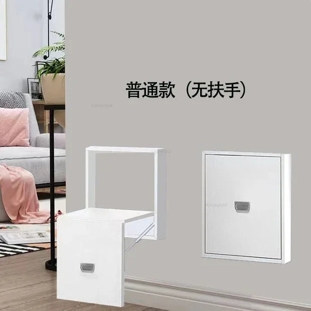 Folding Wall-Mounted Bathroom Seat