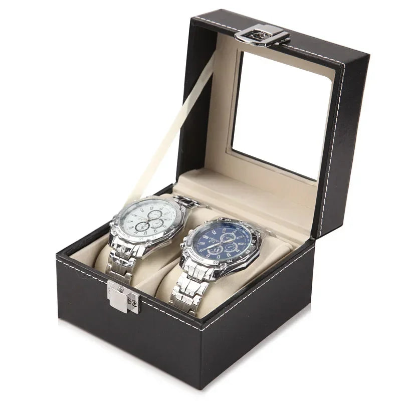 PU Leather Watch Display Box