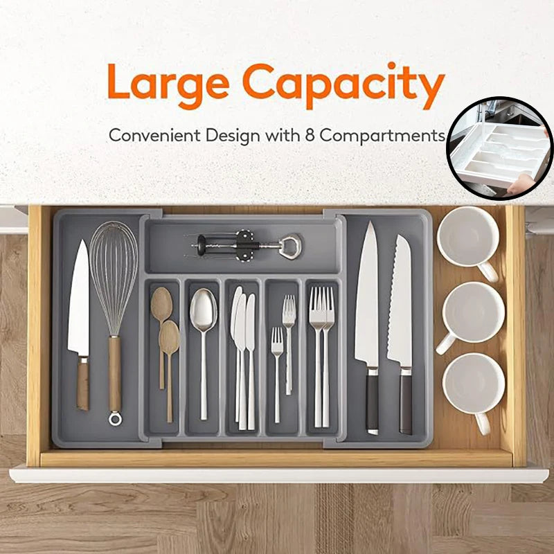 Expandable Cutlery Drawer Organizer