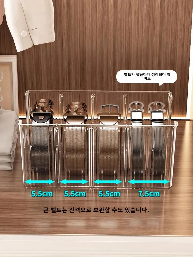 Belts Storage Container & Organizer