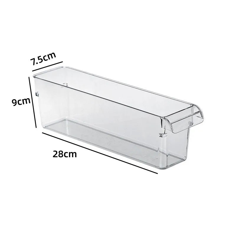 Clear Refrigerator Organizer Bin
