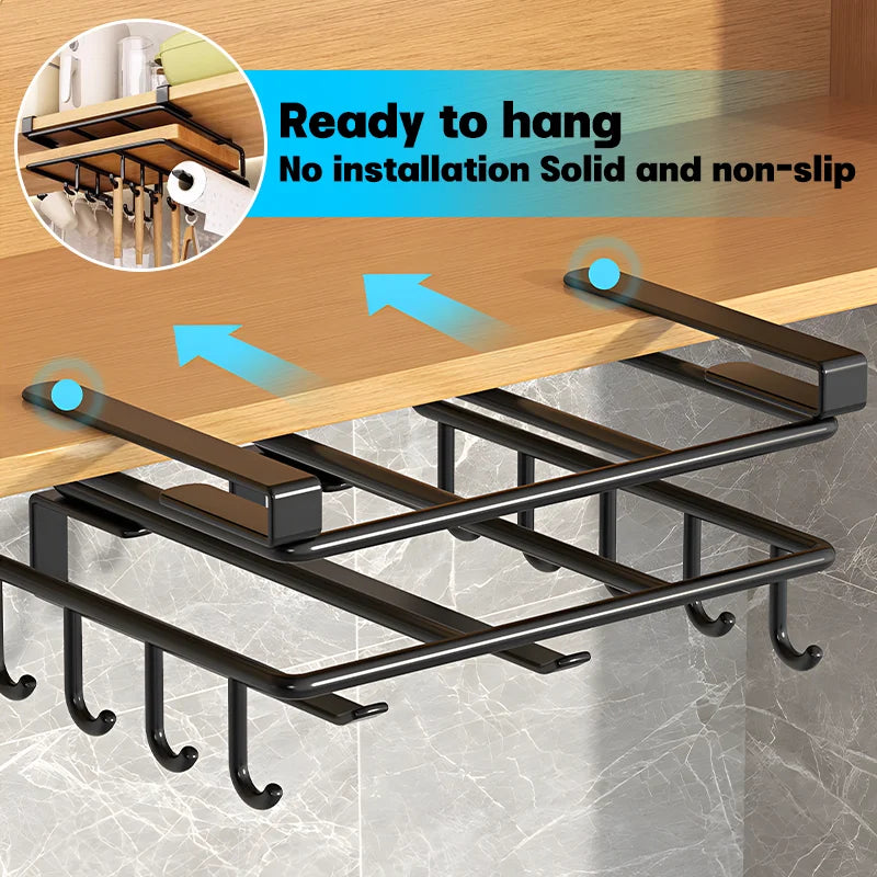 Hanging Kitchen Organizer Rack