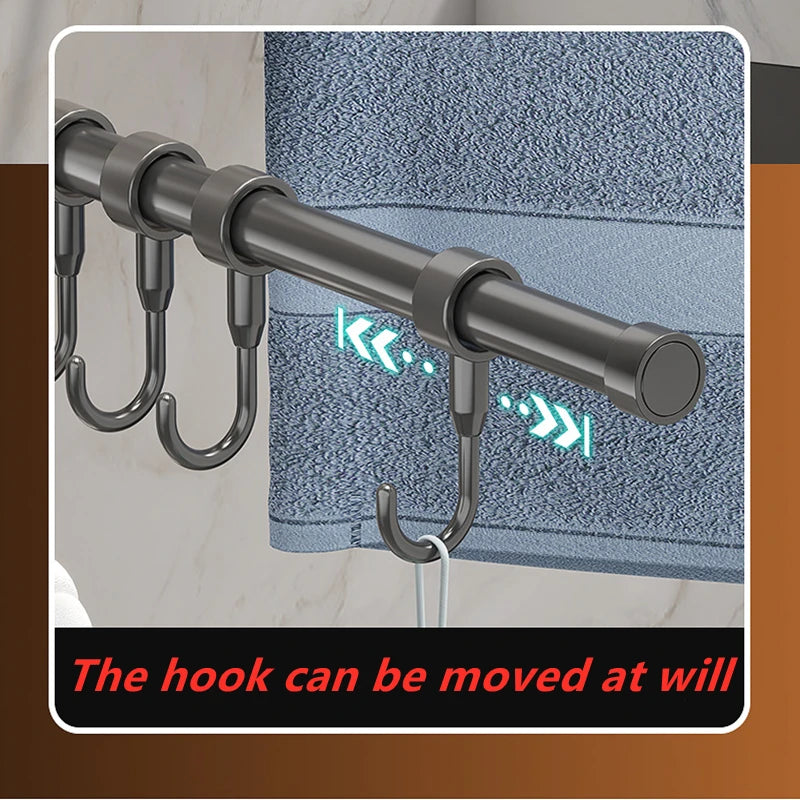 Rotatable Shower Towel Hanger