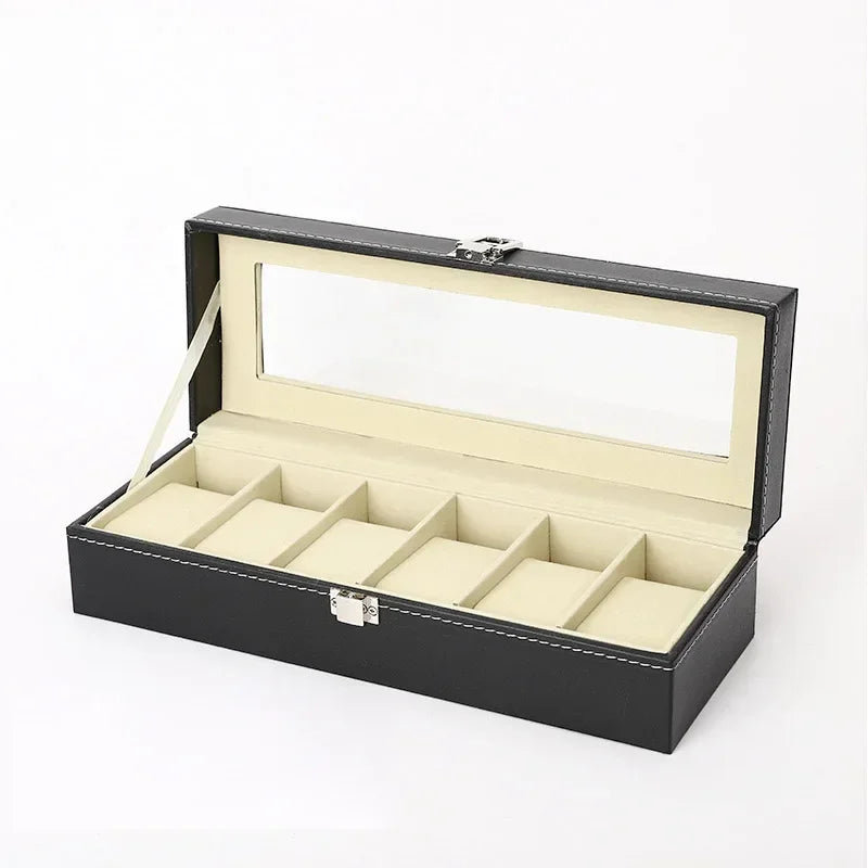 PU Leather Watch Display Box