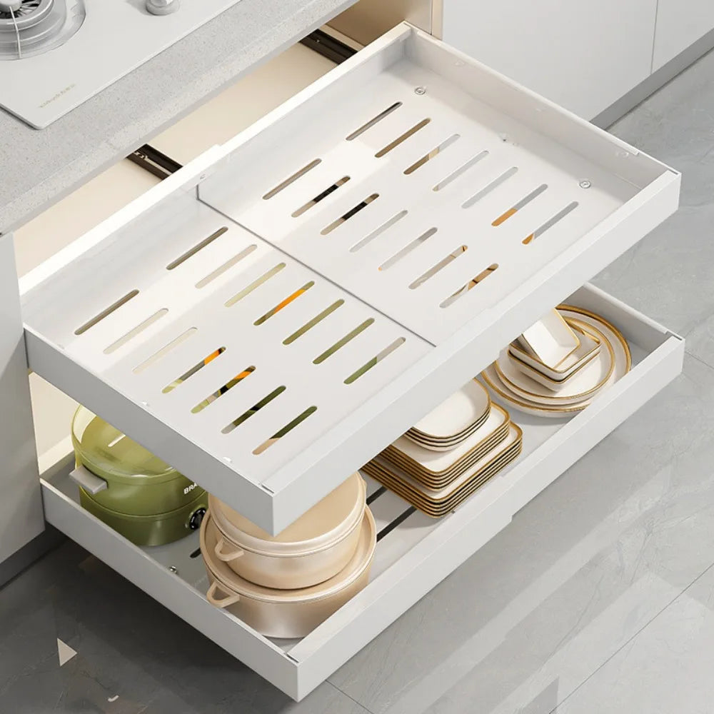Pull-Out Kitchen Storage Rack