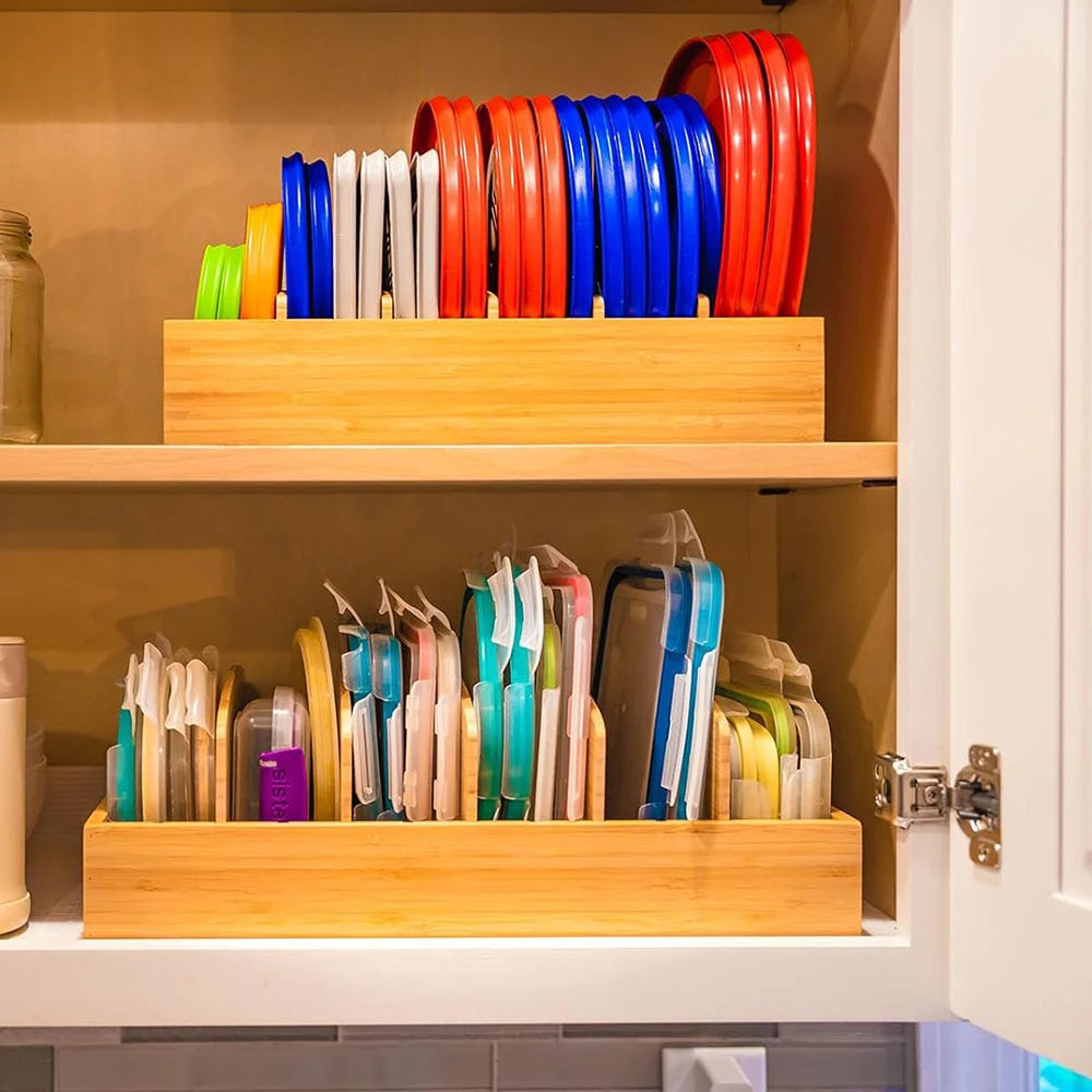 Bamboo Storage Organizer Box