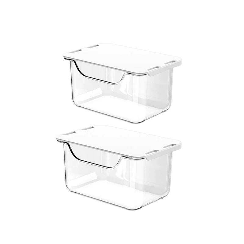 Transparent Suspended Under-Shelf Pull-Out Drawers