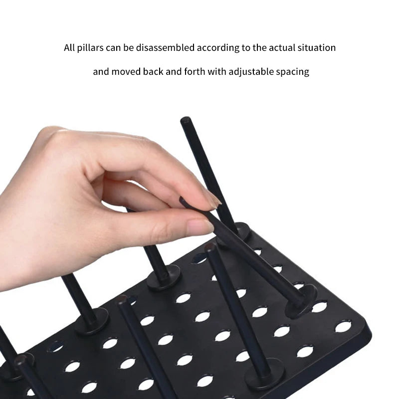 Expandable Drawer Organizer with Pegs