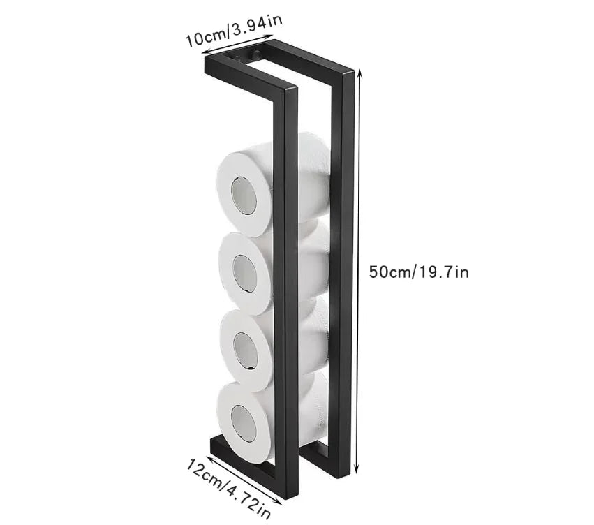 Wall-Mounted Towel and toilet paper Rack