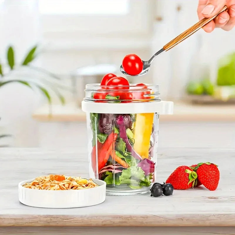 350ML Glass Overnight Oat Cup