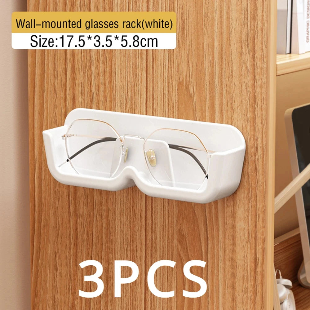 Wall-Mounted Glasses Display and Storage Rack