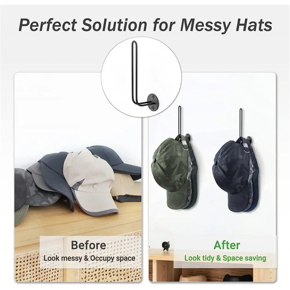 Wall-Mounted Hat Organizer